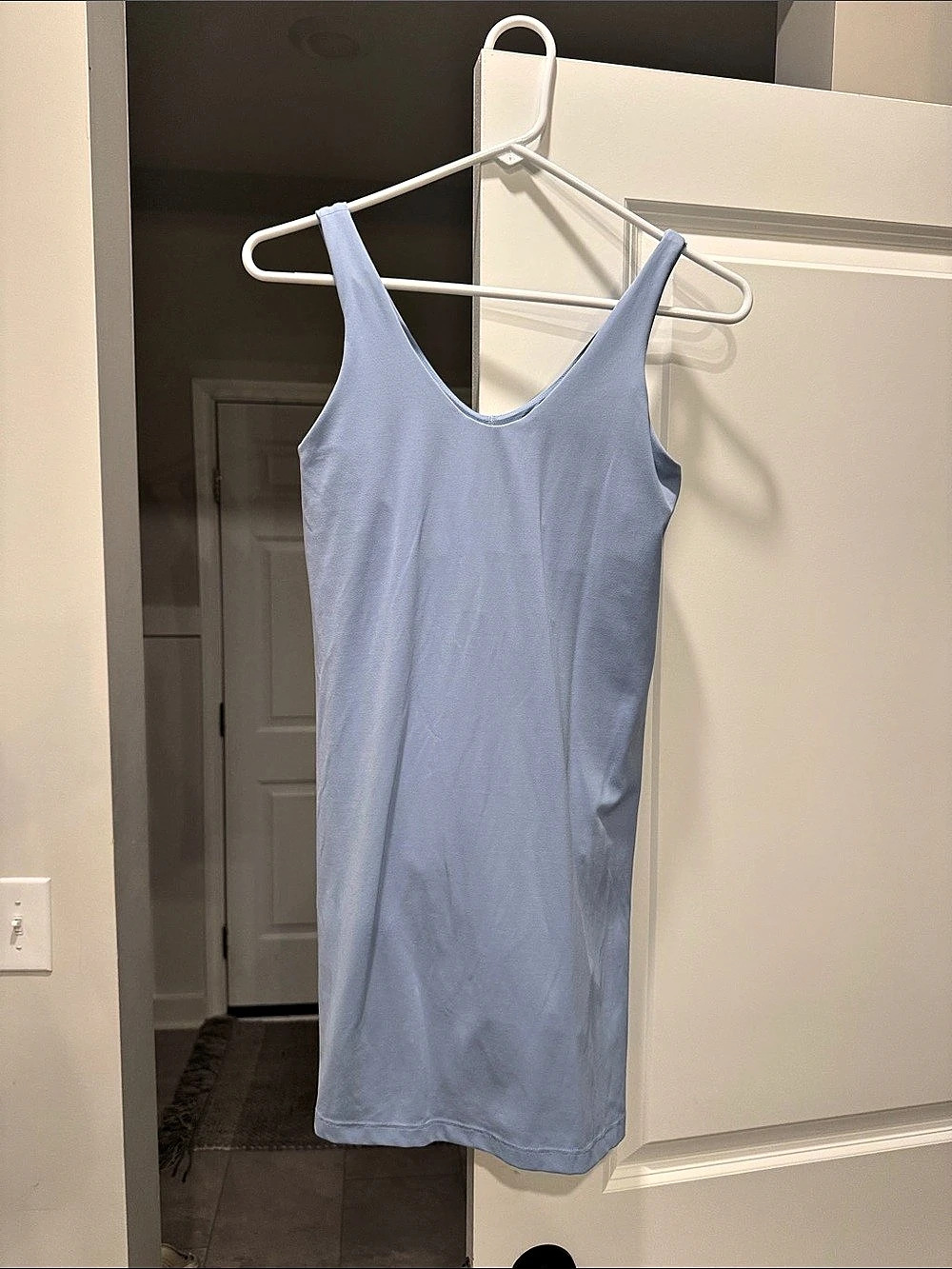 Athleta Transcend Dress Mini Blue XS